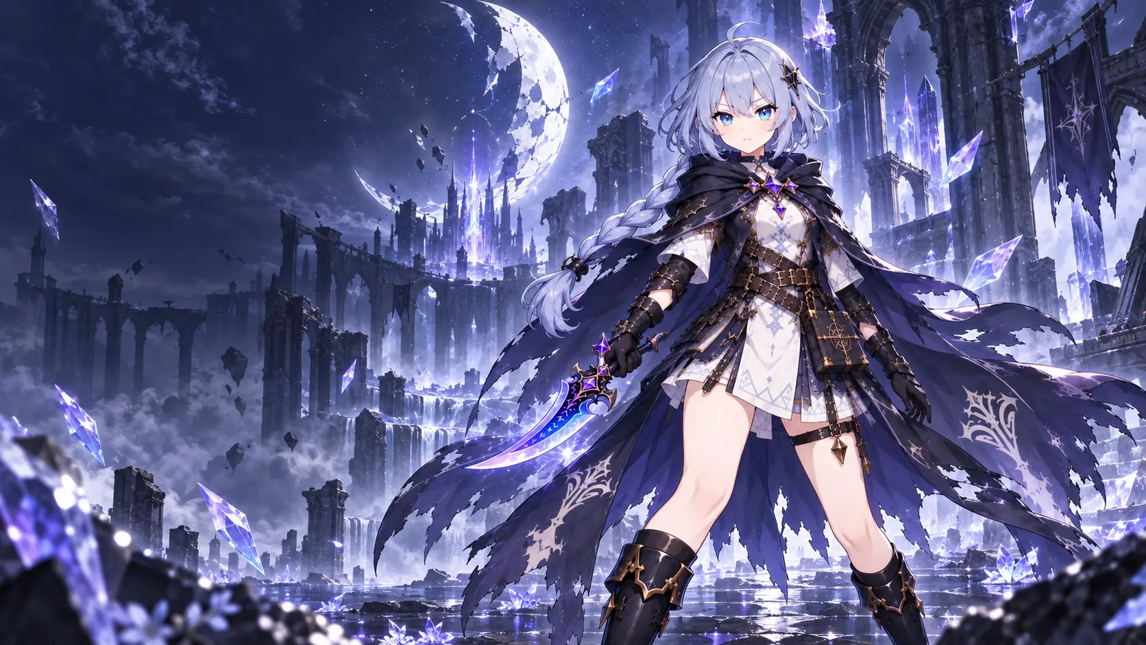 架空のアクションRPG NOCTURNE RELICの主人公シエラ